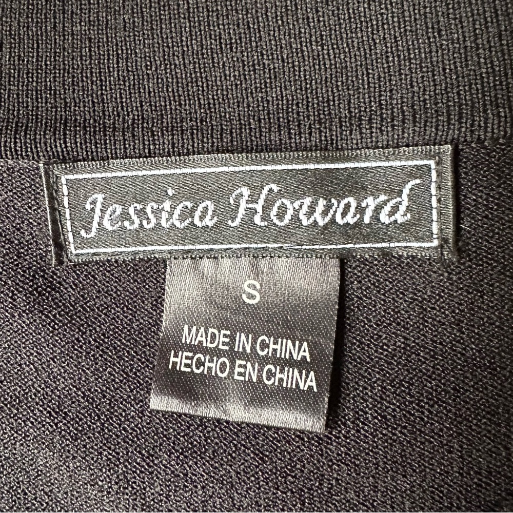 Jessica Howard•shrug/jacket•3/4 sleeve•small•viscose blend•black - Picture 4 of 12